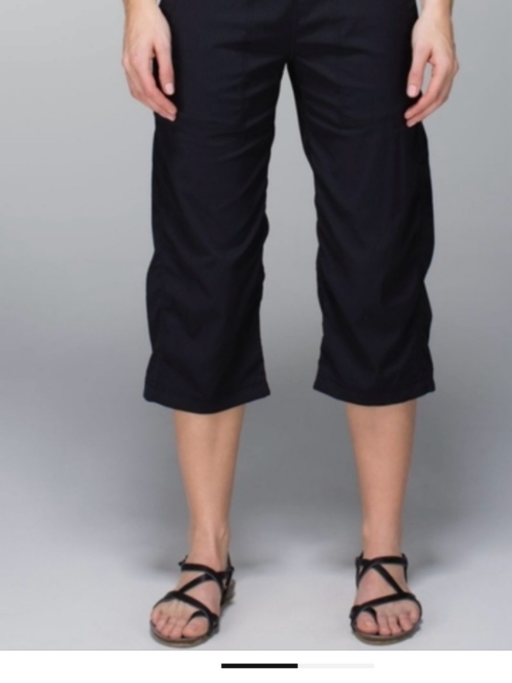 lululemon Dance Studio Black Cropped Capris